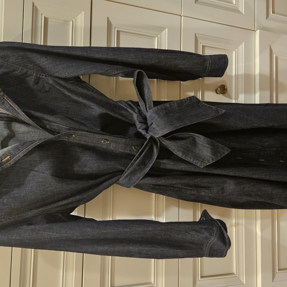 Ralph Lauren Dark Denim Long Sleeve Dress